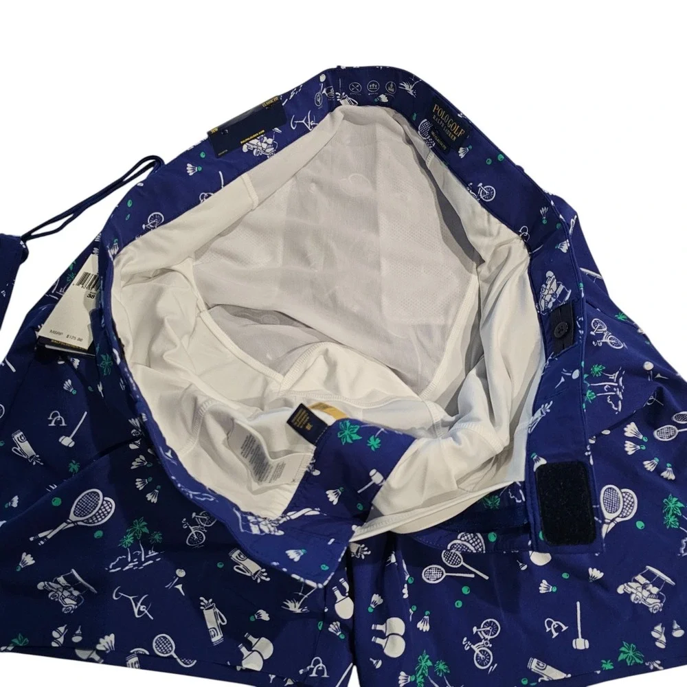 Polo Golf Ralph Lauren Men's Performance Hybrid Golf Swim Shorts Outdoor Sz 38